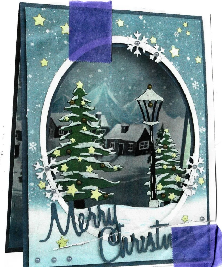 Kerstdorp merry christmas