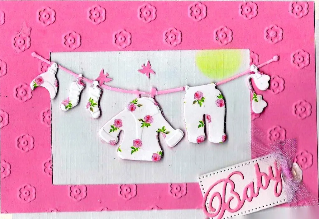 Roze waslijn baby