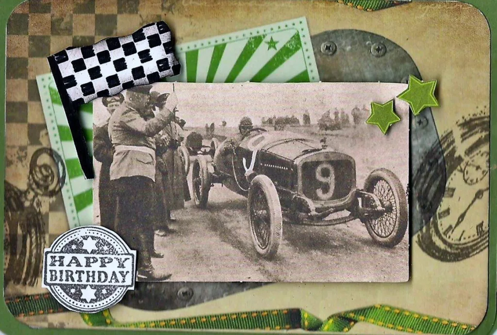 Vintage racewagen