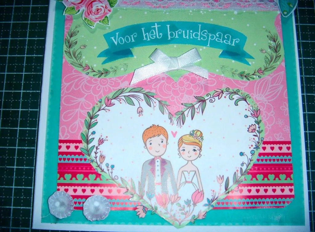 Voor het bruidspaar